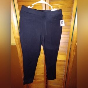 Anneklein Black Slim Ankle Pants Size M Retail $89